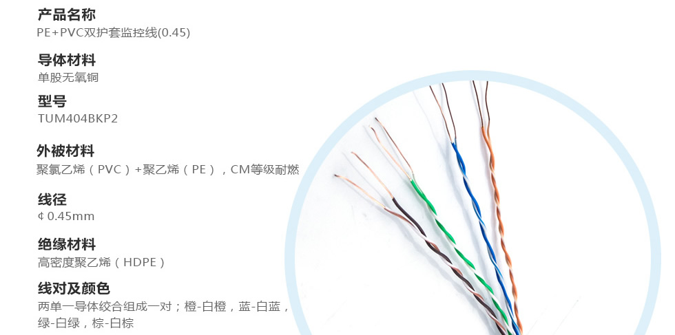 安防監(jiān)控專用網線